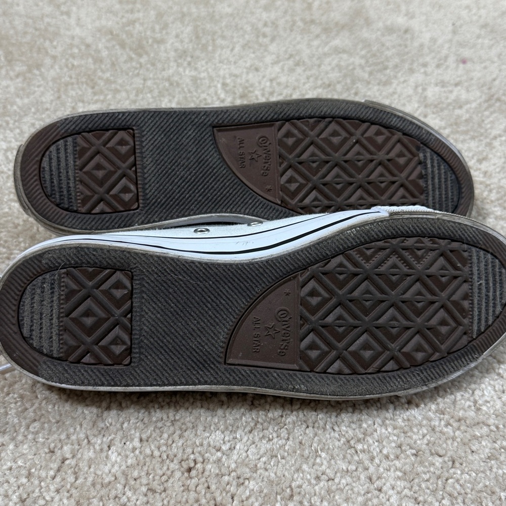 Converse All Star White Canvas Slip-On Shoes - Picture 5 of 7